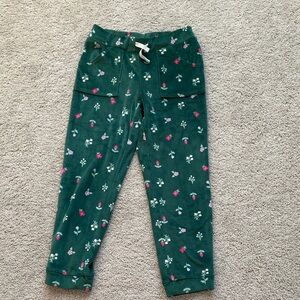 Girls Floral Fleece Jogger size Small (6/7)